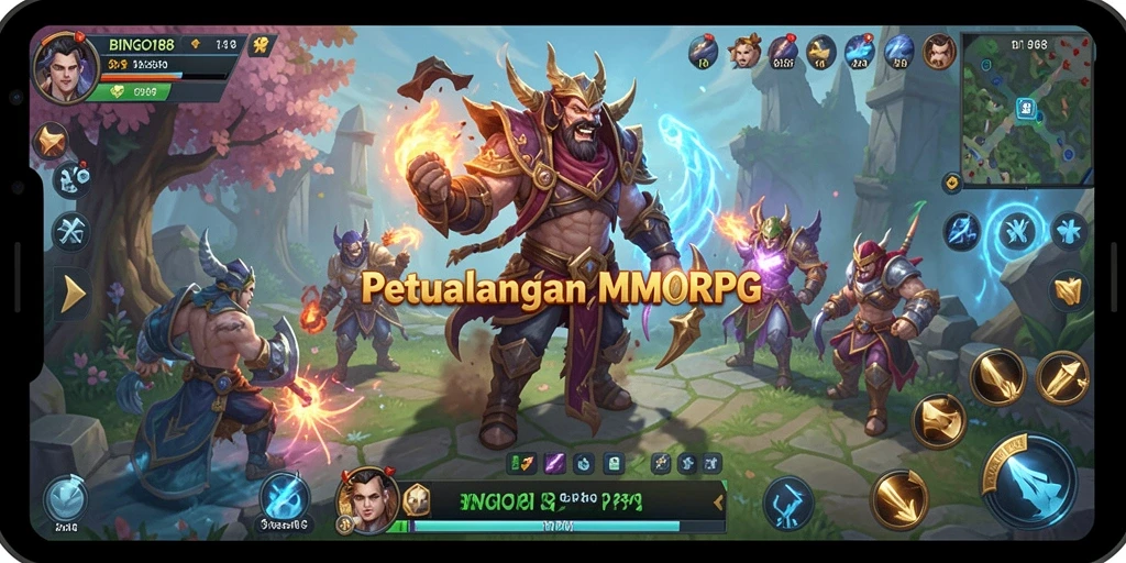 Gameplay BINGO188 yang menampilkan pertarungan seru dan kolaborasi pemain.