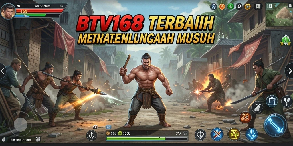 Tampilan gameplay strategis yang mendebarkan dari BTV168.