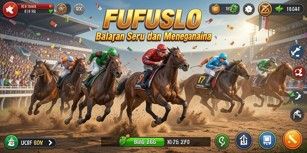 Tampilan gameplay racing yang mendebarkan di FUFUSLOT.
