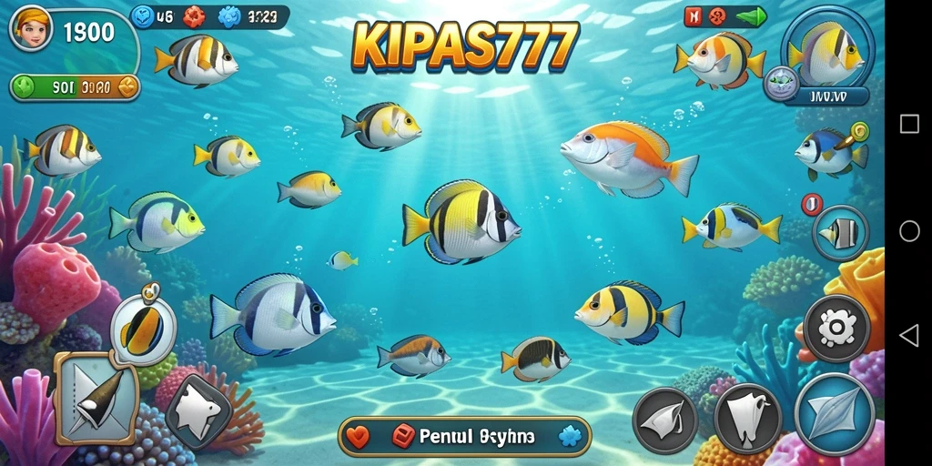 Gambar menunjukkan aksi menembak ikan di KIPAS777.