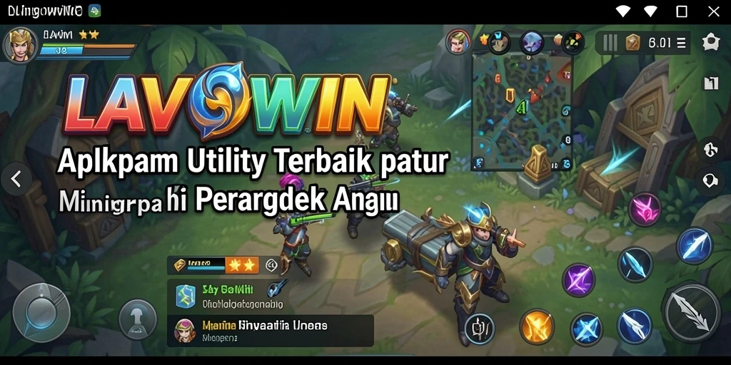 Tampilan antarmuka LAVOWIN yang intuitif dan mudah digunakan.