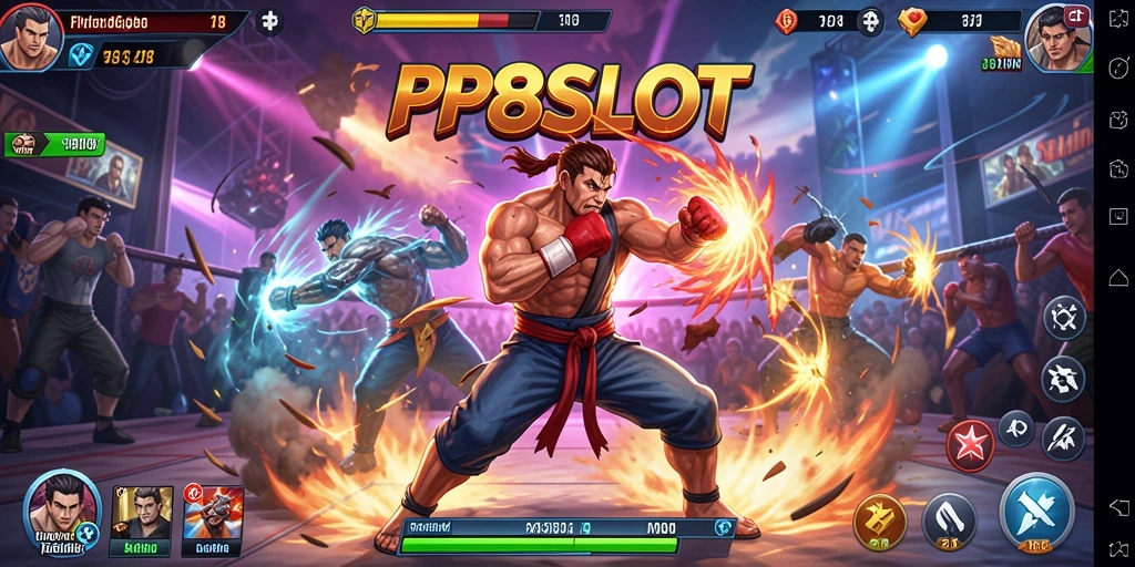 Tampilkan pertarungan seru dalam PP8SLOT dengan grafis memukau.