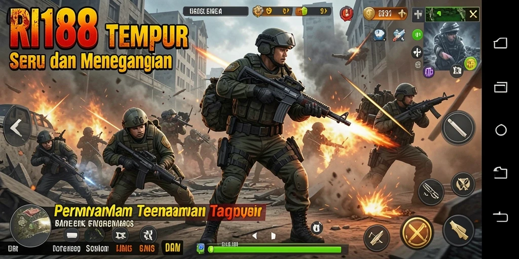 Tampilan menarik dari gameplay RI188 yang menegangkan dan penuh aksi.