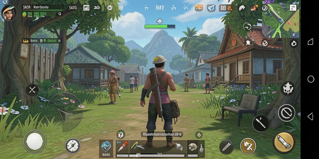 Tampilan screenshot menunjukkan pengalaman gameplay Simulation di SM605.