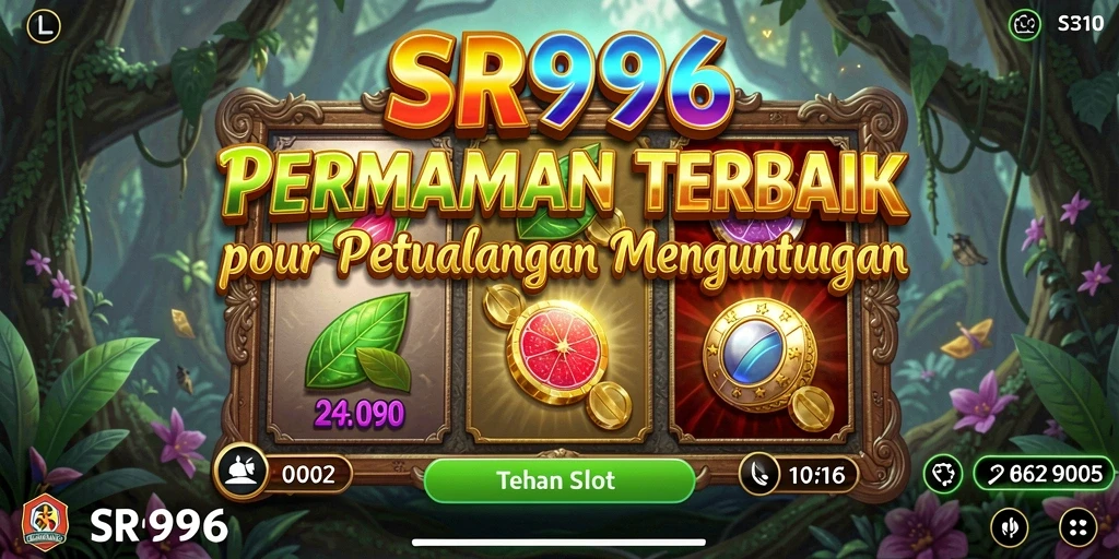 Tampilan gameplay SR996 dengan keseruan mesin slot yang menantang.
