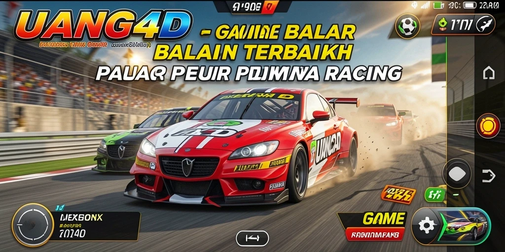 Gambaran gameplay UANG4D dengan balapan yang mendebarkan.